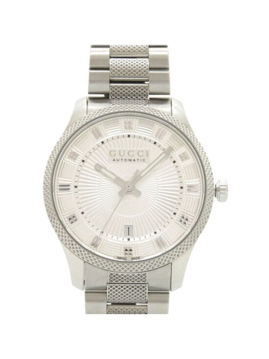 Gucci Eryx Date 126.3 Silver SS Automatic Watch main image 4